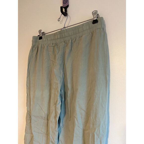 Cloth & Stone Anthropologie Green Tencel Joggers Size S - Picture 3 of 6